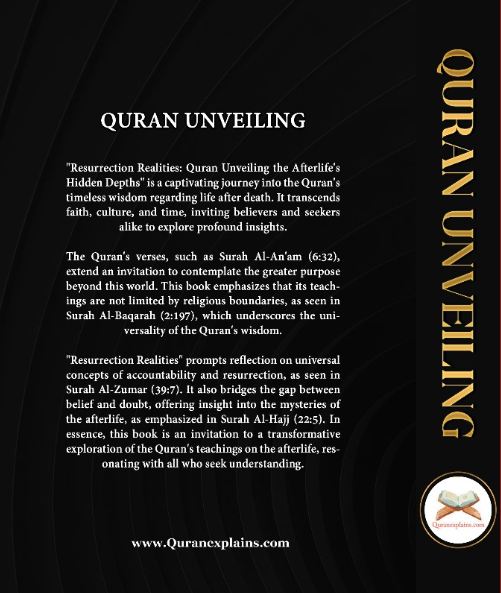 Quran Unveiling The Afterlife's Hidden Depths - Canadian Islamic Services